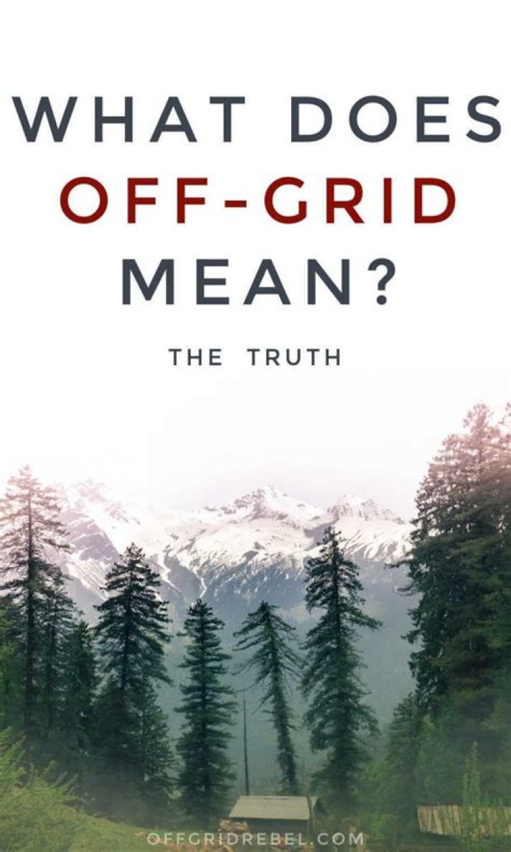 What does fall off the grid mean