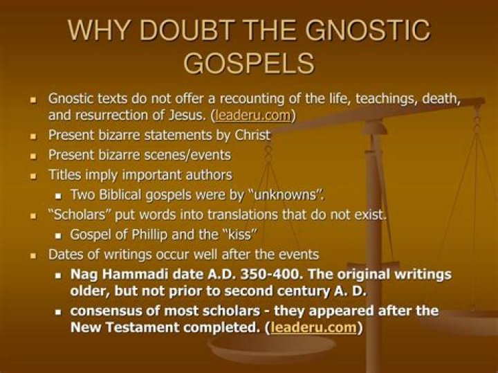 what does gnostic mean in the bible
