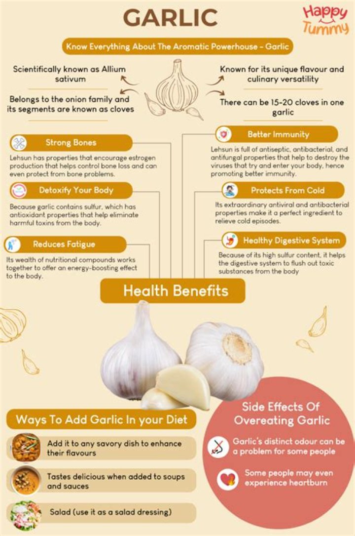What does onion and garlic do for the body