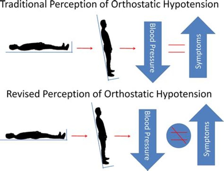 What does orthostatic hypotension mean