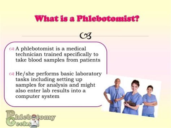 What does phlebotomist mean