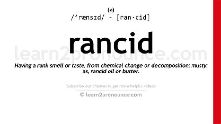 what does rancid mean