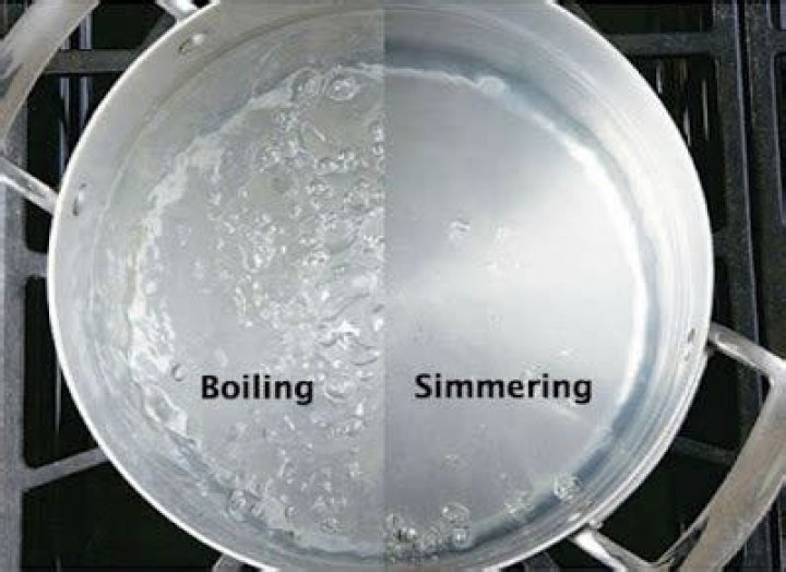 what does simmer mean