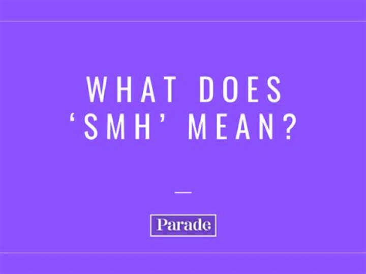 what does smh xd mean