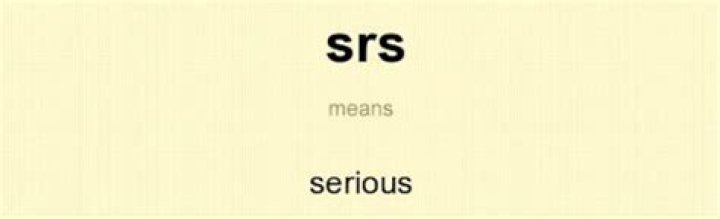 what does srs mean