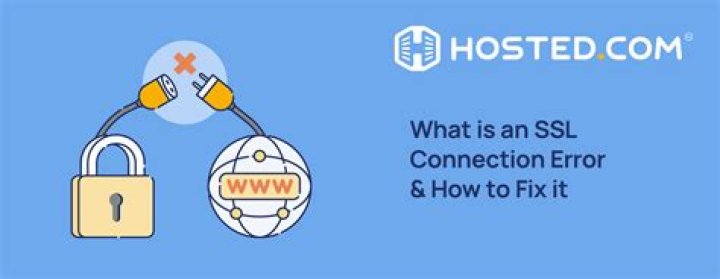 What does SSL connection error mean?