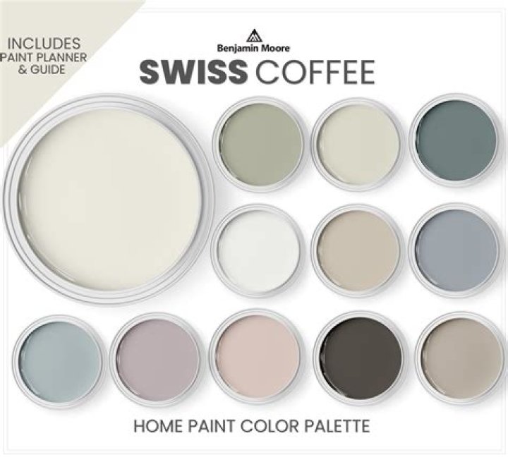 What does Swiss coffee paint look like?