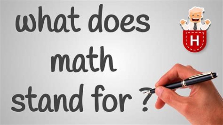 What does the i in math stand for?