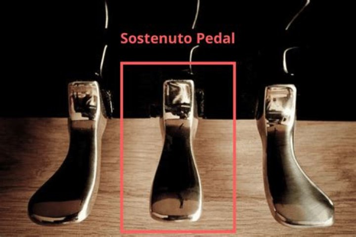 What does the sostenuto pedal do?