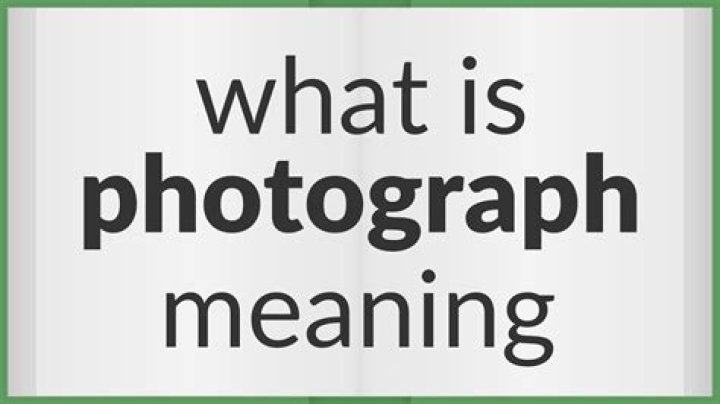 what does the word photograph mean