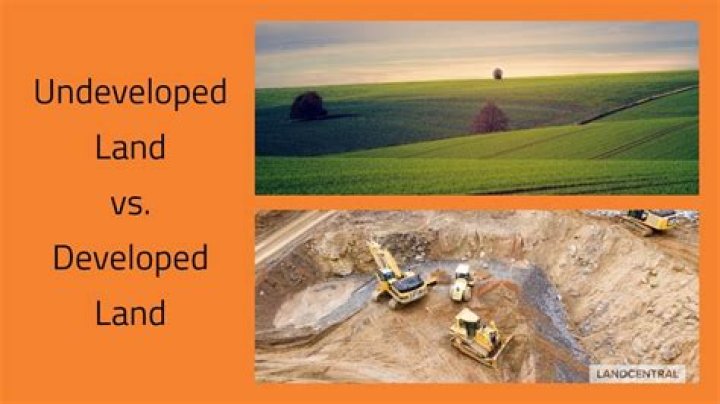 what does undeveloped land mean