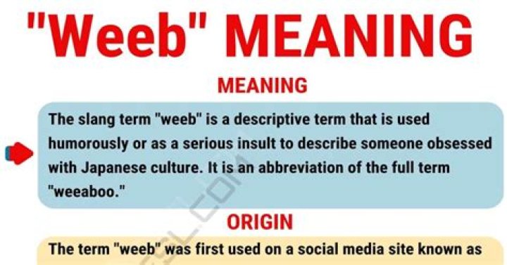 what does weeb mean