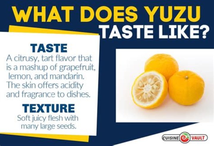 what does yuzu taste like