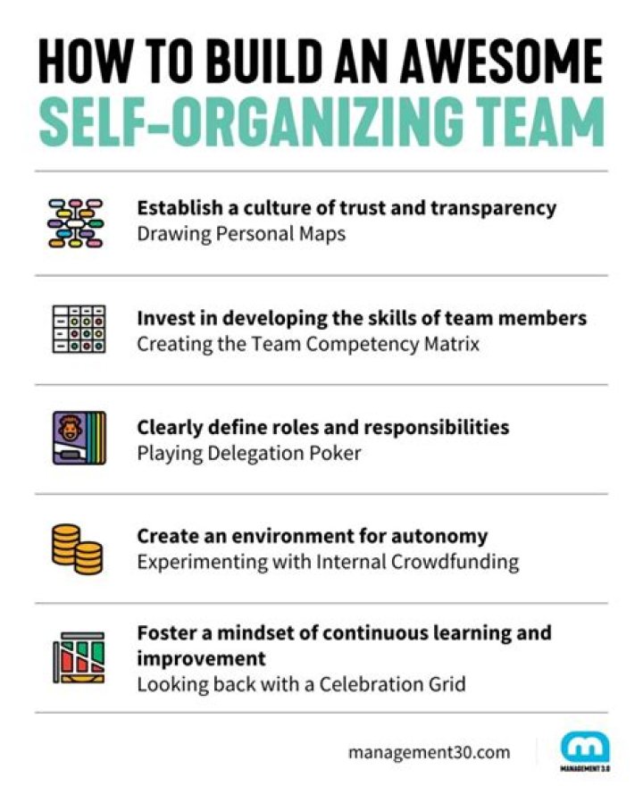 what emerges from self organizing teams