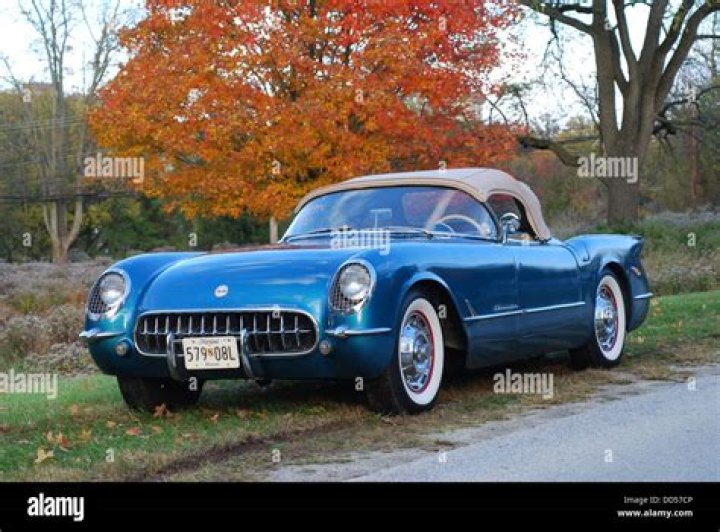 What engine did the 1953 Corvette have