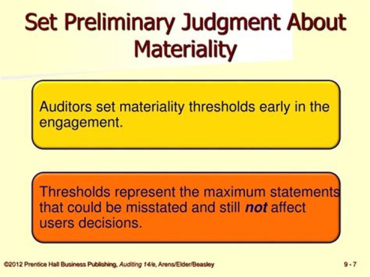 What factors affect an auditors preliminary judgment about materiality