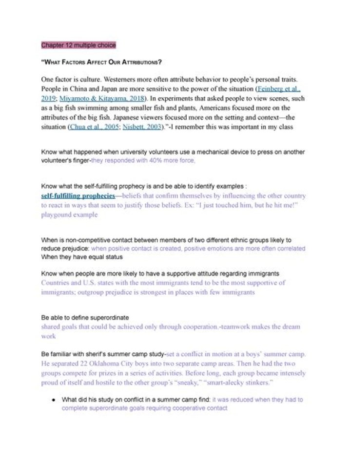 What factors affect our attributions