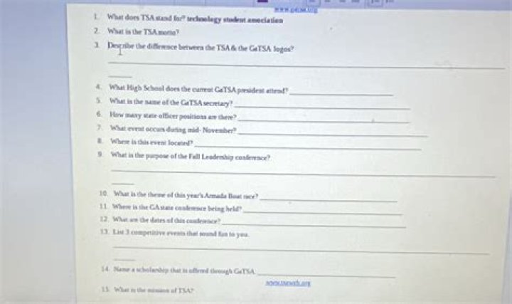 What high school does the current Gatsa president attend?