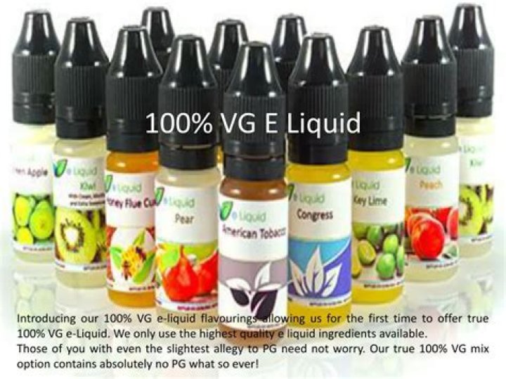What is 100 VG e-liquid?