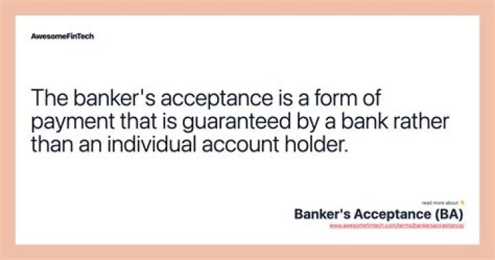 What is a bankers acceptance note