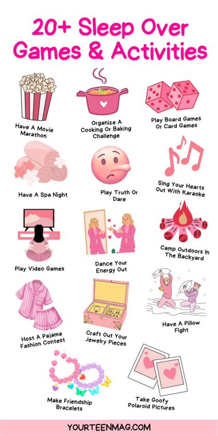 What is a good game to play at a sleepover