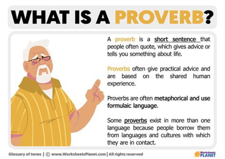 what is a proverb