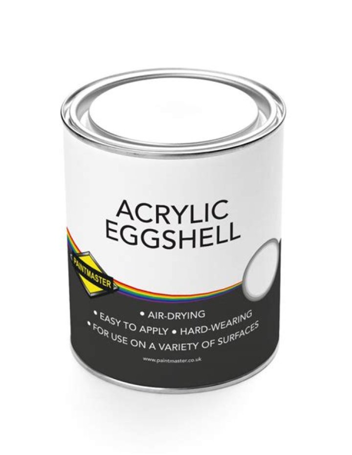 What is acrylic eggshell paint used for