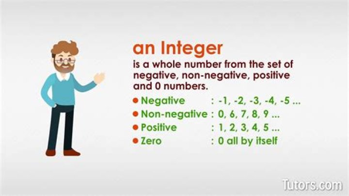 what is an integer?