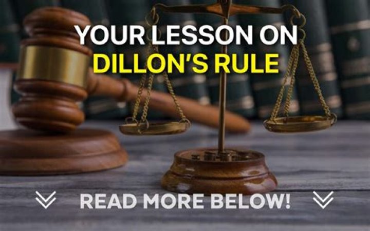 What is Dillons Rule quizlet