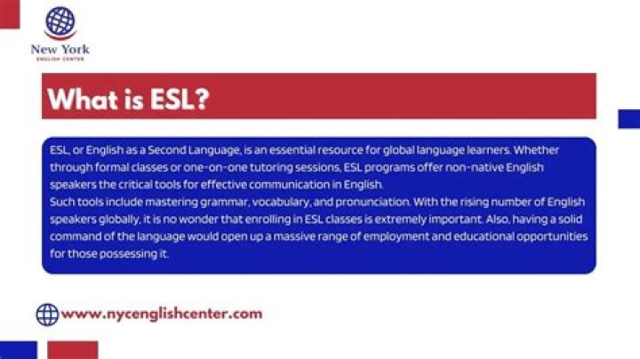 what is esl