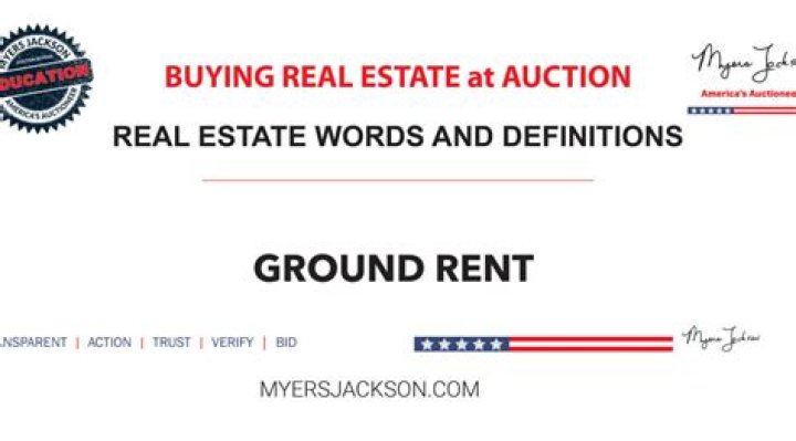 What is ground rent in real estate