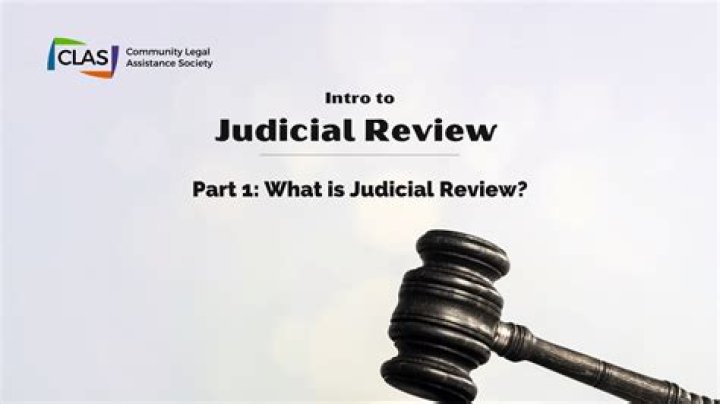 What is judicial review kid friendly definition