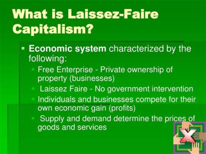What is laissez-faire capitalism?