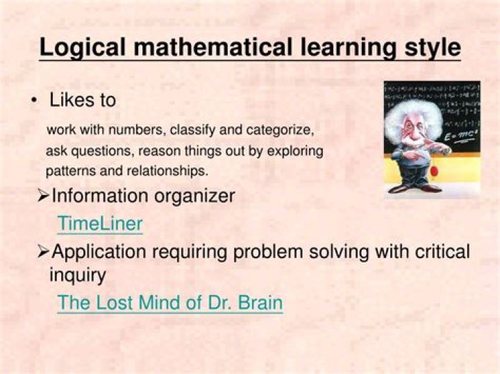 What is logical mathematical learning style
