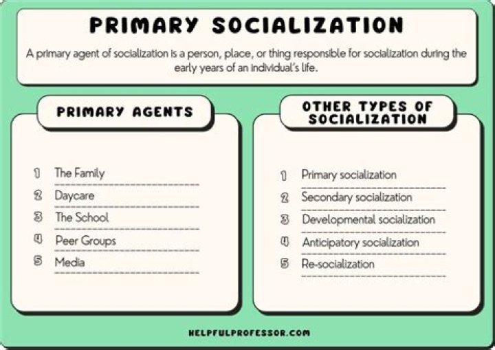 what is primary socialization