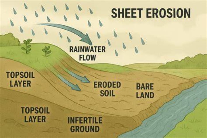 what is responsible for sheet erosion