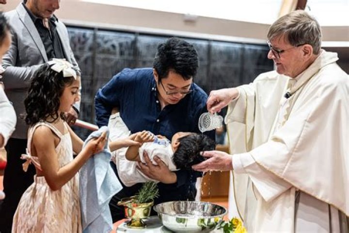 what is said during baptism