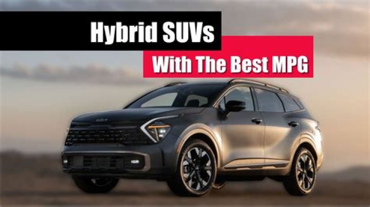 What is the best hybrid SUV for 2019?