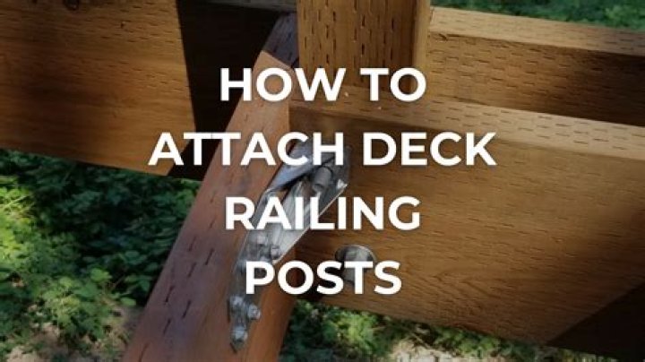 What is the best way to set deck posts