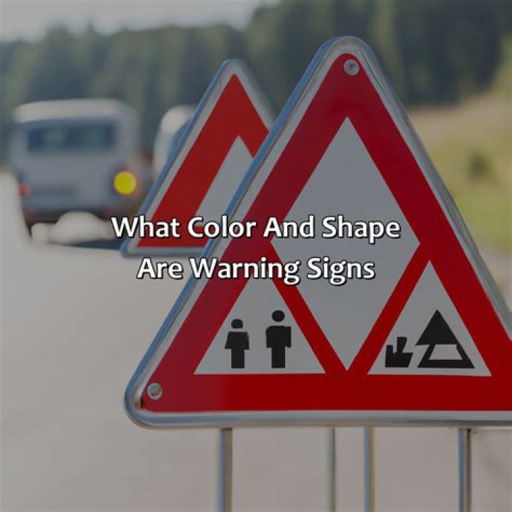 What is the color and shape of a stop sign