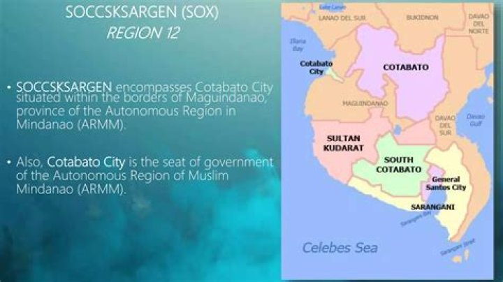 What is the description of Soccsksargen Region 12?