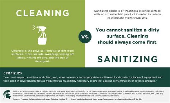 What is the difference between cleaning