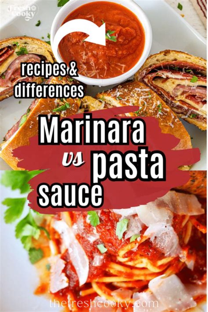 What is the difference between marinara sauce and spaghetti sauce?