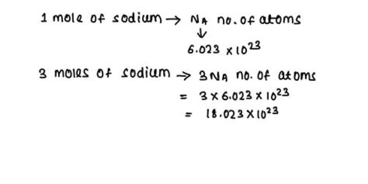 What is the mass of 4 moles of sodium