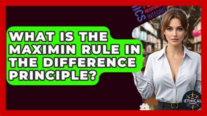 What is the Maximin rule