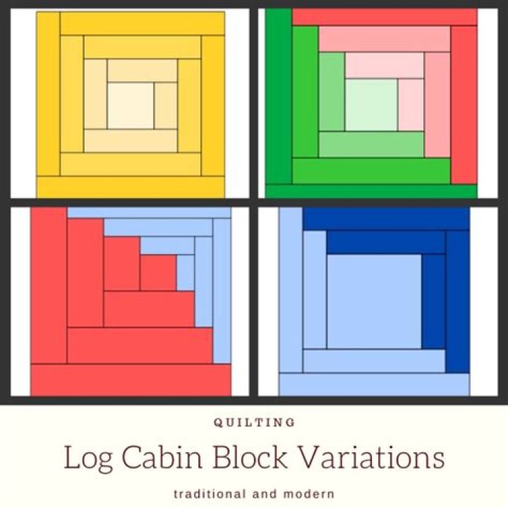What is the meaning of the log cabin quilt