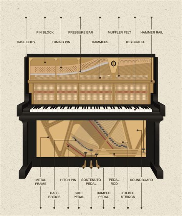 What is the middle piano pedal for?