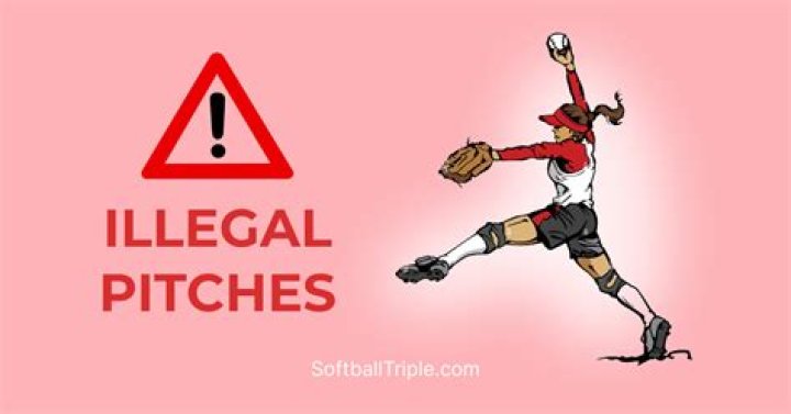 What is the penalty for an illegal pitch in softball