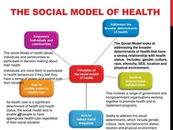 What is the social health model