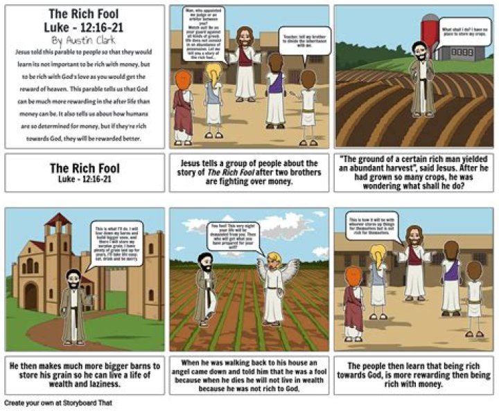 What is the story of the rich fool?